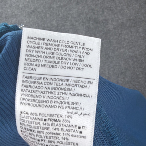 Athleta Brooklyn Ankle Pant Womens 14P Petite Blue Stretch Travel Pockets - Picture 12 of 13